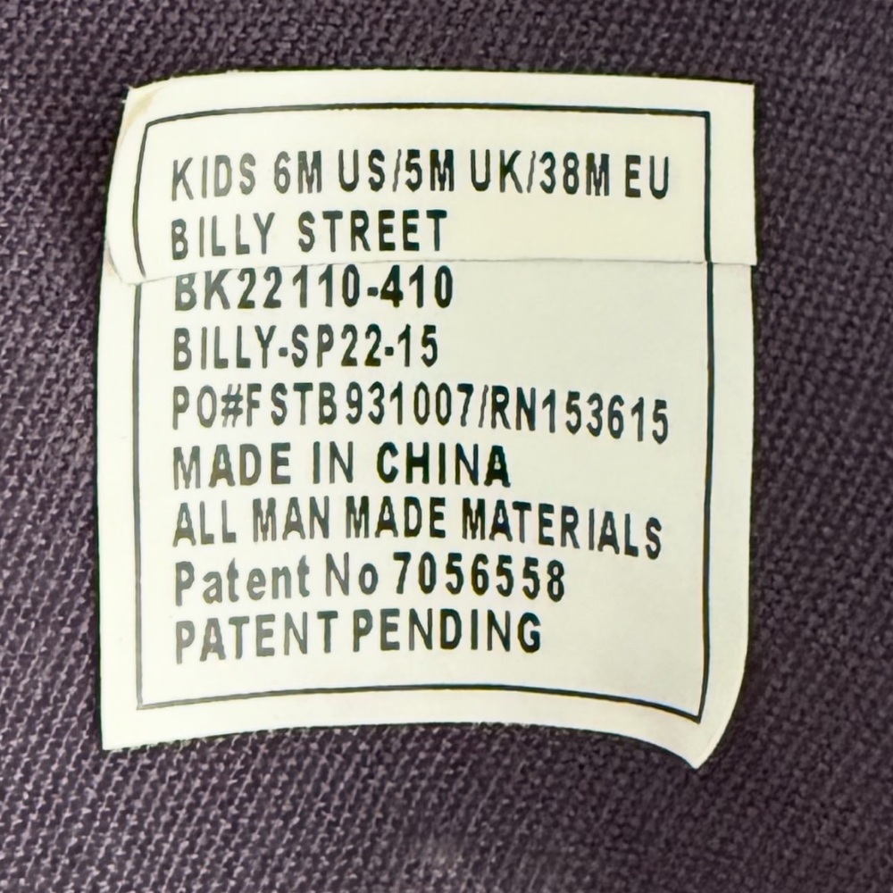 BILLY Colorful High-Top Kids Sneakers. SIZE 6M - Picture 8 of 9